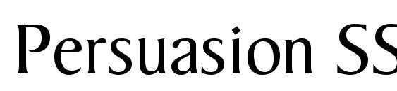 шрифт Persuasion SSi, бесплатный шрифт Persuasion SSi, предварительный просмотр шрифта Persuasion SSi