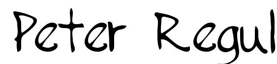 Peter Regular Font