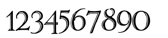 Peter Schlemihl Font, Number Fonts