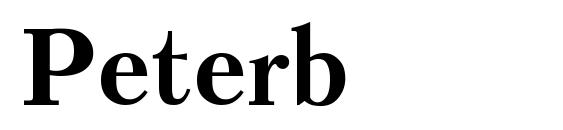 шрифт Peterb, бесплатный шрифт Peterb, предварительный просмотр шрифта Peterb