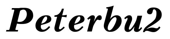 шрифт Peterbu2, бесплатный шрифт Peterbu2, предварительный просмотр шрифта Peterbu2