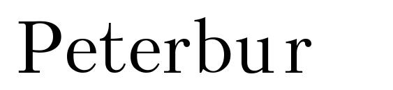 Peterbur font, free Peterbur font, preview Peterbur font