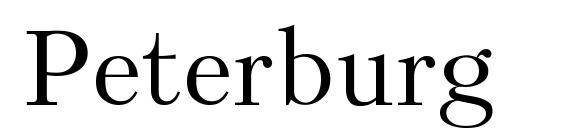 Peterburg font, free Peterburg font, preview Peterburg font