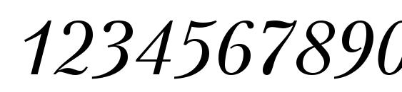 Шрифт Petersburg italic, Шрифты для цифр и чисел