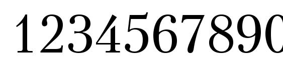 Petersburg Font, Number Fonts