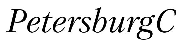 PetersburgC Italic Font