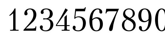 PetersburgC Font, Number Fonts