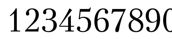 PetersburgCTT Normal Font, Number Fonts