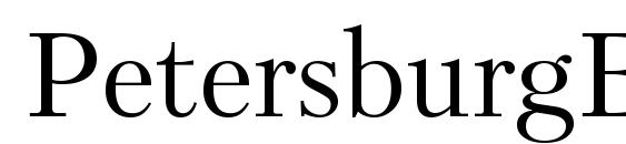 PetersburgETT font, free PetersburgETT font, preview PetersburgETT font