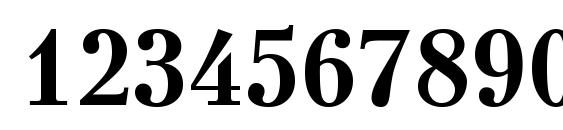 PetersburgTT Bold Font, Number Fonts