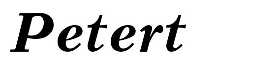 шрифт Petert, бесплатный шрифт Petert, предварительный просмотр шрифта Petert