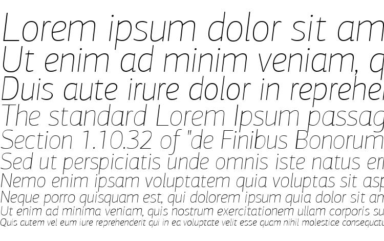 specimens PFAgoraSansPro XThinItalic font, sample PFAgoraSansPro XThinItalic font, an example of writing PFAgoraSansPro XThinItalic font, review PFAgoraSansPro XThinItalic font, preview PFAgoraSansPro XThinItalic font, PFAgoraSansPro XThinItalic font