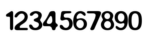 PFAqua Bold Unicode Font, Number Fonts