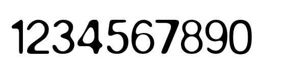 PFAqua Light Font, Number Fonts