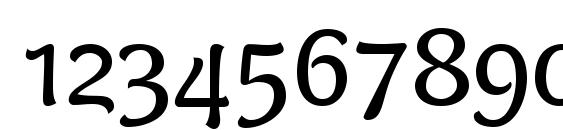 PFArmonia Regular Font, Number Fonts