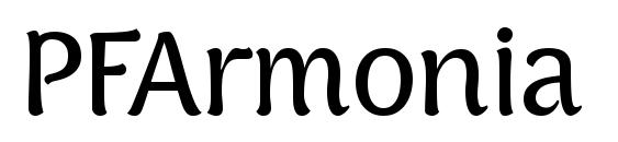 PFArmonia Regular font, free PFArmonia Regular font, preview PFArmonia Regular font