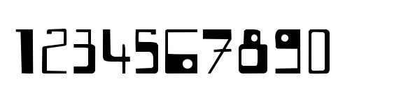 PFBeatnickPro Regular Font, Number Fonts