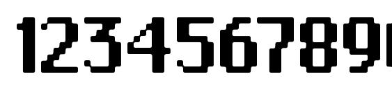 PFBitmap One Font, Number Fonts