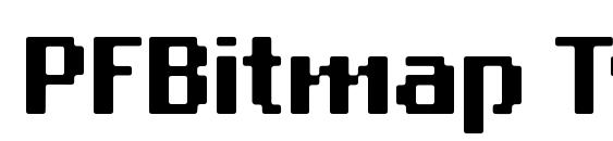 шрифт PFBitmap Two, бесплатный шрифт PFBitmap Two, предварительный просмотр шрифта PFBitmap Two