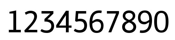 PFBulletinSansPro Regular Font, Number Fonts