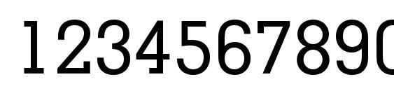 PFDetour Regular Font, Number Fonts