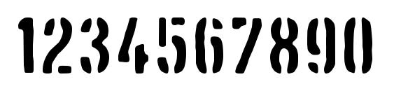 PFDiesel Cargo Font, Number Fonts