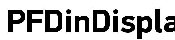 PFDinDisplayPro Bold Font