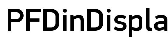 PFDinDisplayPro Medium Font
