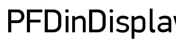 PFDinDisplayPro Regular Font