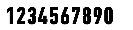 PFDinTextCompPro Bold Font, Number Fonts