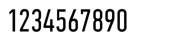 PFDinTextCompPro Regular Font, Number Fonts