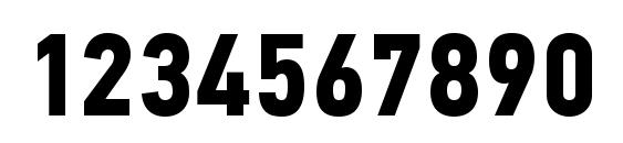 PFDinTextCondPro Bold Font, Number Fonts