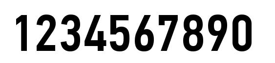 PFDinTextCondPro Medium Font, Number Fonts