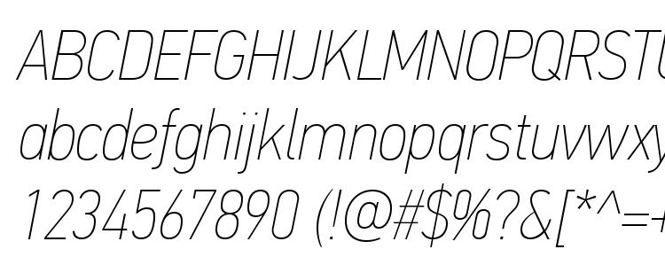 glyphs PFDinTextCondPro XThinItalic font, сharacters PFDinTextCondPro XThinItalic font, symbols PFDinTextCondPro XThinItalic font, character map PFDinTextCondPro XThinItalic font, preview PFDinTextCondPro XThinItalic font, abc PFDinTextCondPro XThinItalic font, PFDinTextCondPro XThinItalic font