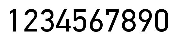 PFDinTextPro Regular Font, Number Fonts