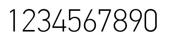 Шрифт PFDinTextPro Thin, Шрифты для цифр и чисел