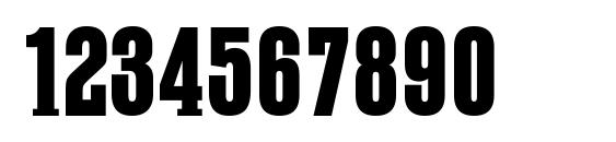 PFFusion Heavy Font, Number Fonts