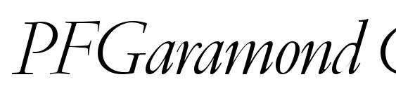 PFGaramond Classic Italic font, free PFGaramond Classic Italic font, preview PFGaramond Classic Italic font