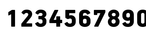 PFHandbookPro Black Font, Number Fonts