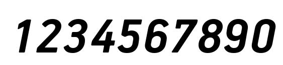 PFHandbookPro BoldItalic Font, Number Fonts