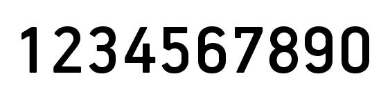 PFHandbookPro Medium Font, Number Fonts