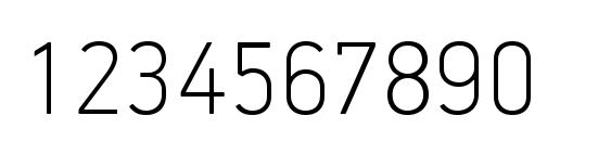 Шрифт PFHandbookPro Thin, Шрифты для цифр и чисел