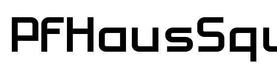 шрифт PFHausSquarePro Bold, бесплатный шрифт PFHausSquarePro Bold, предварительный просмотр шрифта PFHausSquarePro Bold