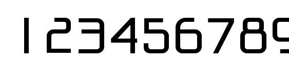 PFHausSquarePro Regular Font, Number Fonts