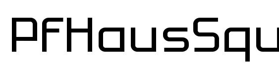 PFHausSquarePro Regular Font