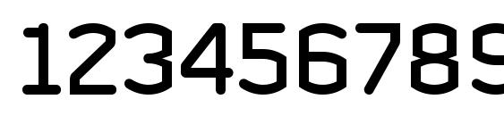 PFInterface Regular Font, Number Fonts