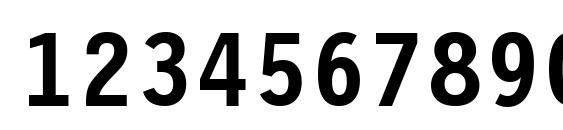 PFLetterGothicThree Bold Font, Number Fonts