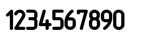 PFMecanorm Bold Font, Number Fonts