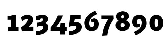 PFMuse Black Font, Number Fonts