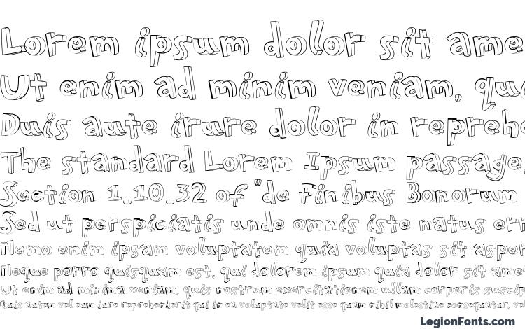 specimens PFPlayskoolPro 3DOutline font, sample PFPlayskoolPro 3DOutline font, an example of writing PFPlayskoolPro 3DOutline font, review PFPlayskoolPro 3DOutline font, preview PFPlayskoolPro 3DOutline font, PFPlayskoolPro 3DOutline font